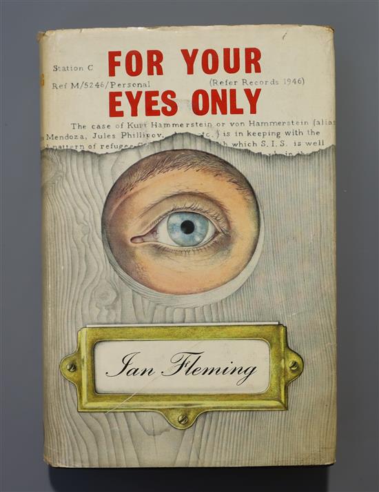 Fleming, Ian - For Your Eyes Only: five secret occasions in the life of James Bond, 1st edition (1st impression),